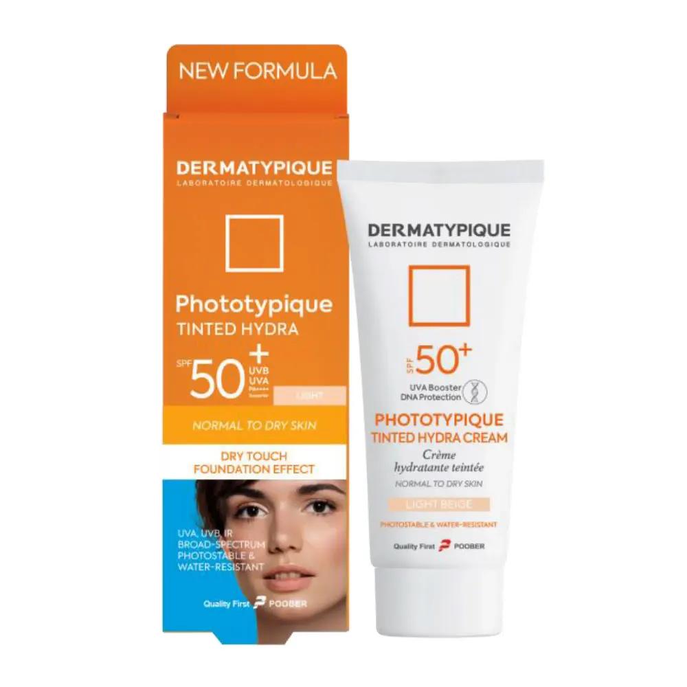 ضد آفتاب رنگی پوست خشک spf50 فتوتیپیک بژ روشن درماتیپیک (1) ضد آفتاب پوست چرب و جوشدار +SPF50 - تصویر 1